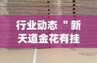 行业动态 ＂新天道金花有挂吗(透视)”开挂辅助详细步骤