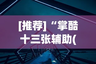 [推荐]“掌酷十三张辅助(透视)”(详细透视教程)-